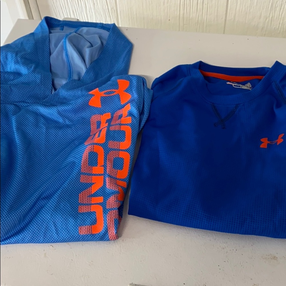 Lot! Youth Large UA shirts